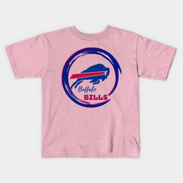 New Buffalo Bills Kids T-Shirt by stylishkhan